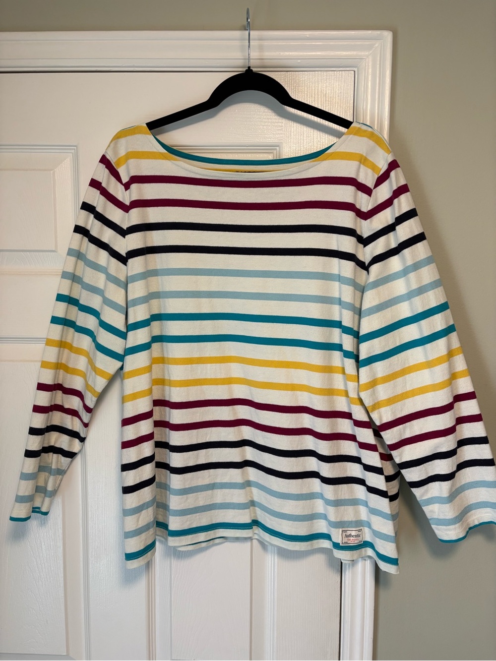 Striped Multi-Color Long Sleeve Women’s Top